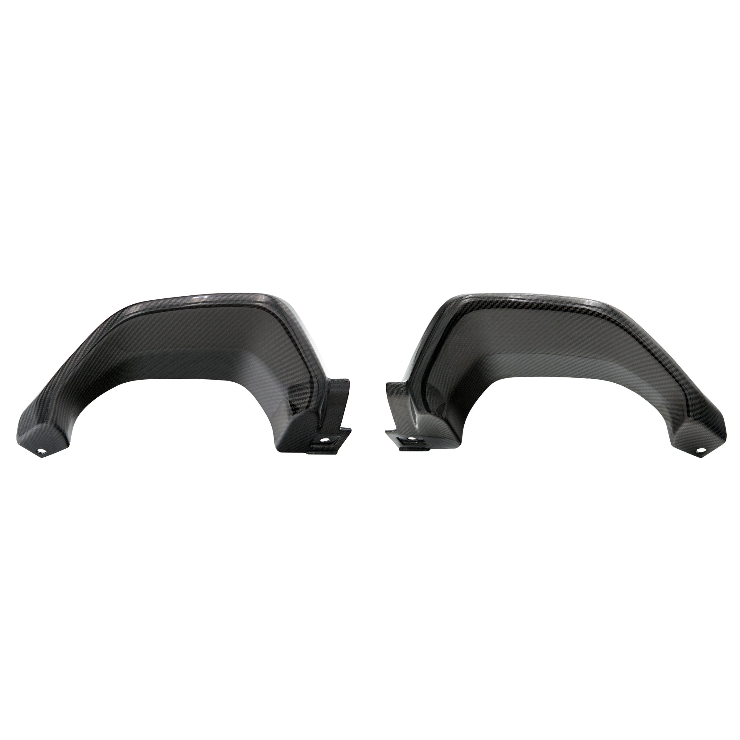 Remark Carbon Fiber Exhaust Finisher Gloss Finish - 2022+ Subaru WRX
