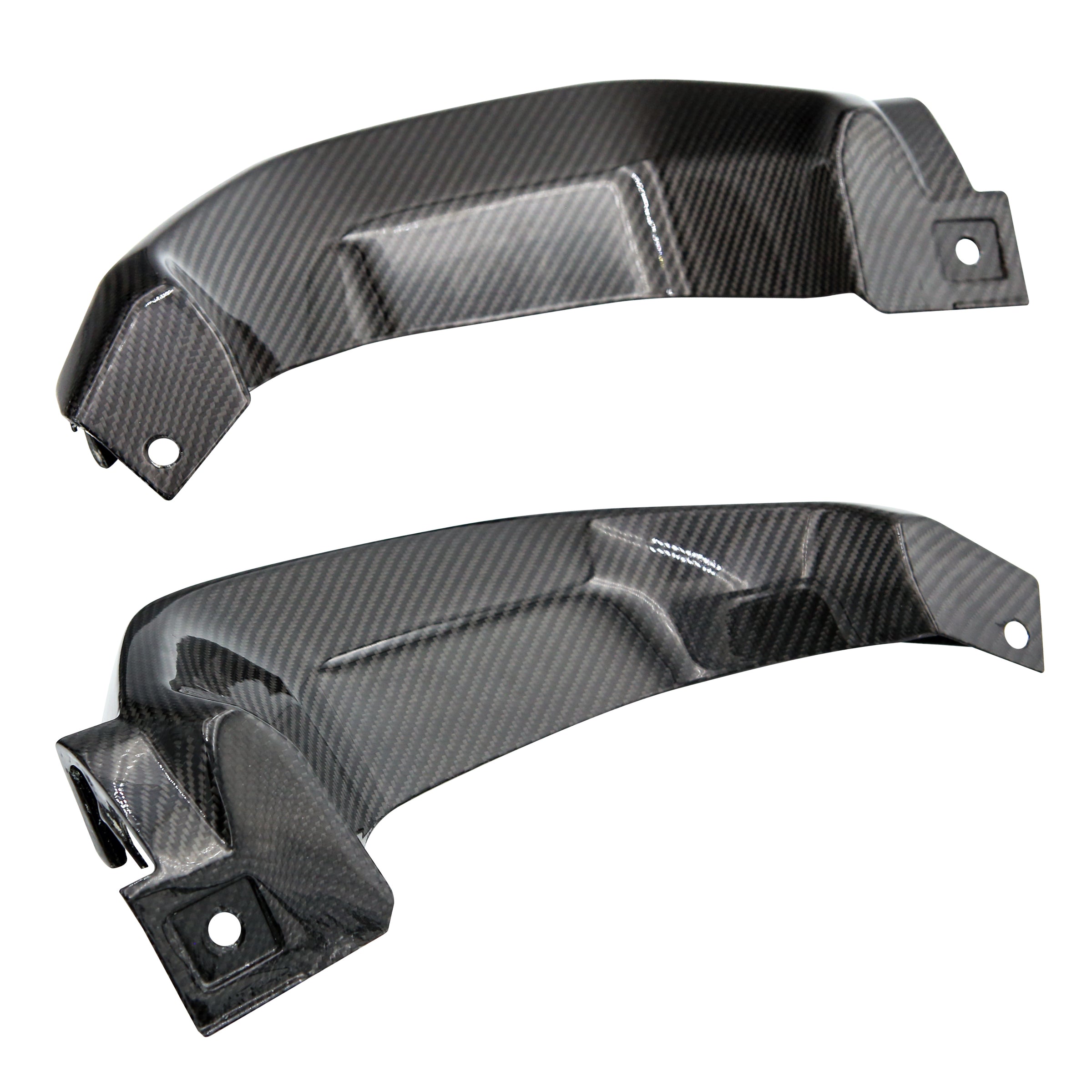 Remark Carbon Fiber Exhaust Finisher Gloss Finish - 2022+ Subaru WRX