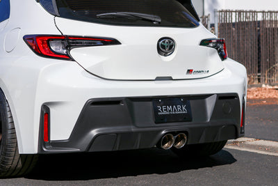 Remark Carbon Fiber Outer Exh. Block Off Plates - 2023+ Toyota GR Corolla