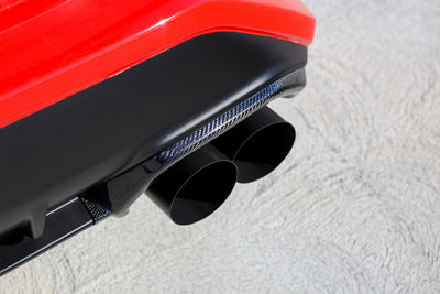 Remark Carbon Fiber Exhaust Finisher Gloss Finish - 2022+ Subaru WRX
