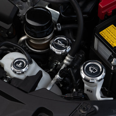 Billetworkz Engine Bay Caps – 2013–2022+ Subaru BRZ / Toyota 86 & GR86 / 13–16 Scion FR-S