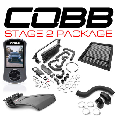 Cobb Stage 2 Power Package (FMIC) Carbon Fiber - 2022+ Subaru WRX