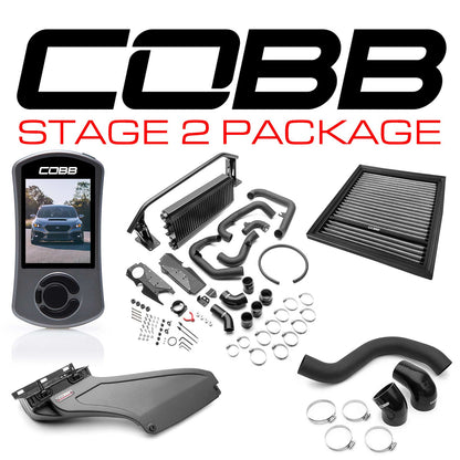 Cobb Stage 2 Power Package (FMIC) Carbon Fiber - 2022+ Subaru WRX