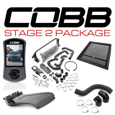Cobb Stage 2 Power Package (FMIC) Carbon Fiber - 2022+ Subaru WRX