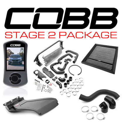 Cobb Stage 2 Power Package (FMIC) Carbon Fiber - 2022+ Subaru WRX