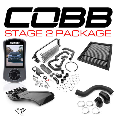 Cobb Stage 2 Power Package (FMIC) Carbon Fiber - 2022+ Subaru WRX