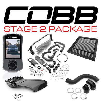 Cobb Stage 2 Power Package (FMIC) Carbon Fiber - 2022+ Subaru WRX