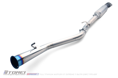 TOMEI Full Titanium Muffler EXPREME Ti Single TYPE-60R – 2013-2016 Scion FR-S / 13-21 Subaru BRZ / Toyota 86 & GT86
