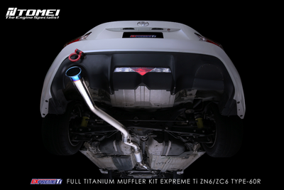 TOMEI Full Titanium Muffler EXPREME Ti Single TYPE-60R – 2013-2016 Scion FR-S / 13-21 Subaru BRZ / Toyota 86 & GT86