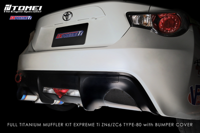 TOMEI Full Titanium Muffler EXPREME Ti Single TYPE-80 Version 1 – 2013-2016 Scion FR-S / 13-21 Subaru BRZ / Toyota 86 & GT86