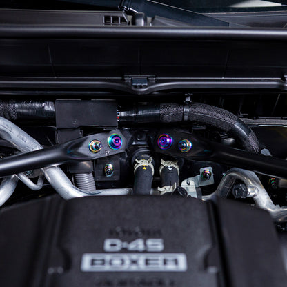 Fast Turn Fittings Stage 2 Titanium Hardware Engine Bay Kit - 2022+ Subaru BRZ / Toyota GR86