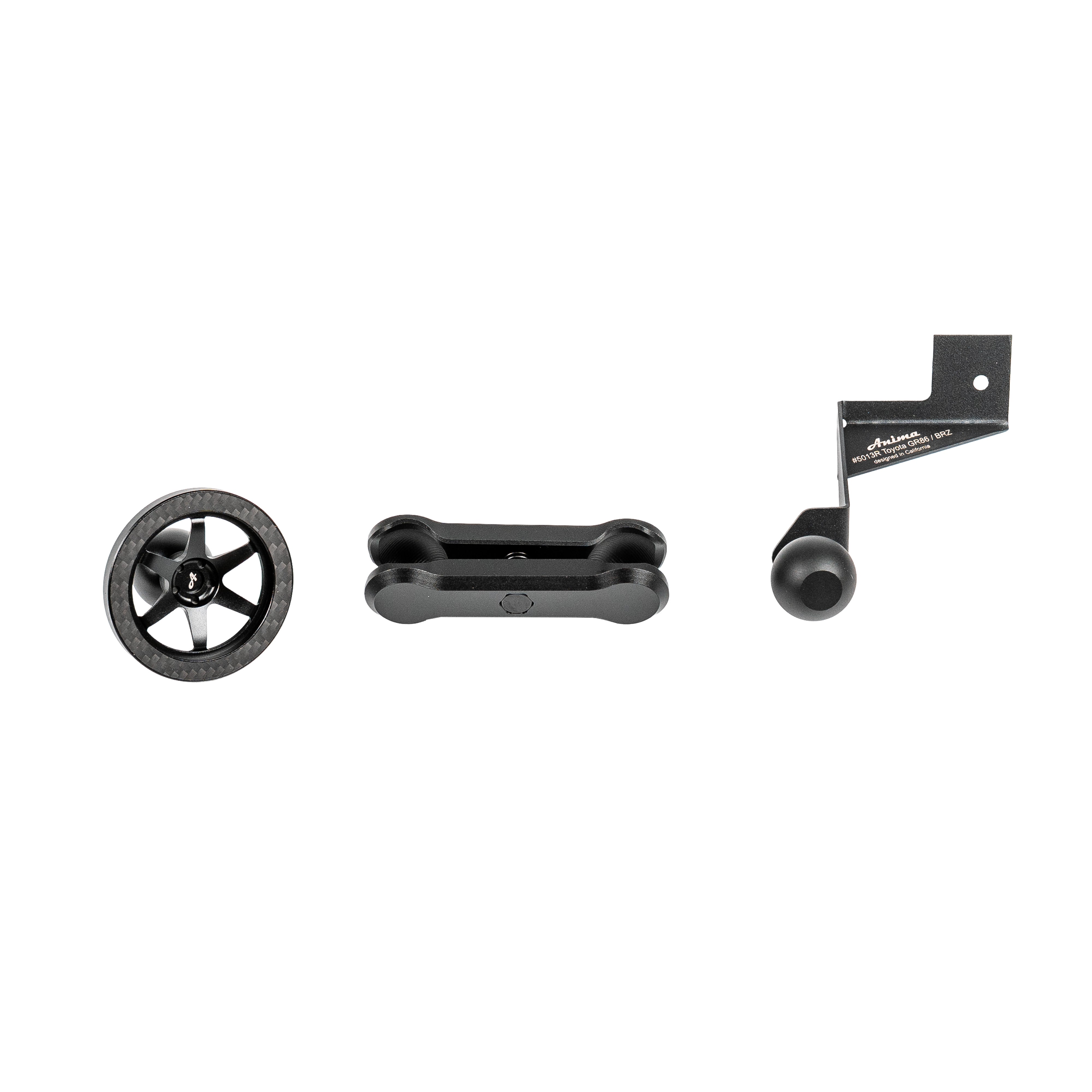Anima 1" Left Hand Drive Ball Base Phone/Garmin Catalyst Mount - 2022+ Toyota GR86 / Subaru BRZ