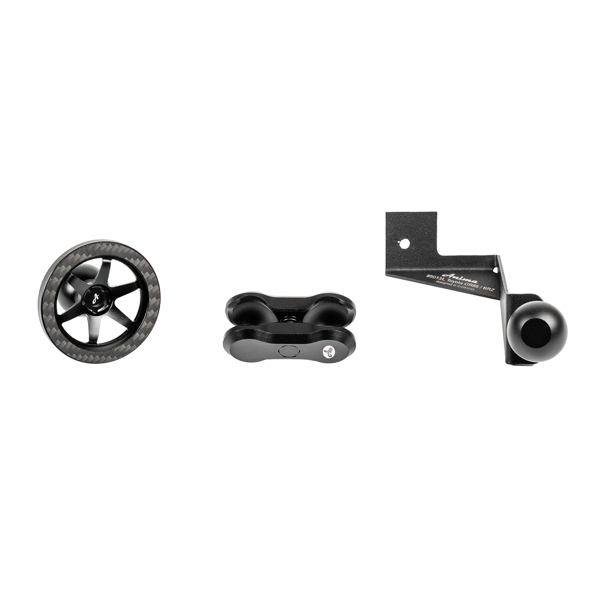 Anima 1" Right Hand Drive Ball Base Phone/Garmin Catalyst Mount - 2022+ Toyota GR86 / Subaru BRZ