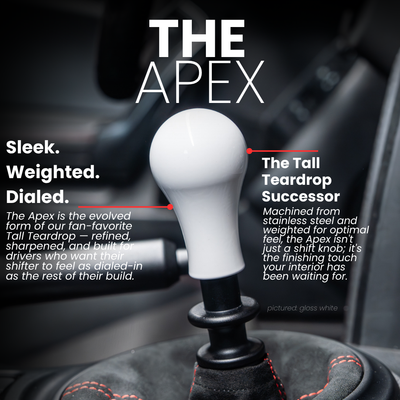 Billetworkz Weighted Shift Knob - "Apex" - 2022+ Toyota GR86 / Subaru BRZ