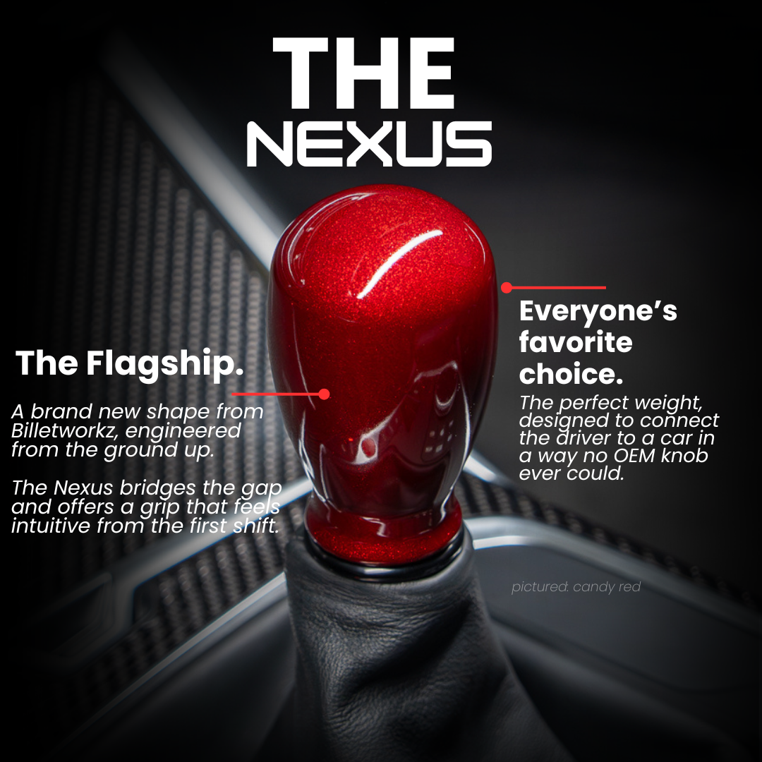 Billetworkz Weighted Shift Knob - "Nexus" - 2022+ Toyota GR86 / Subaru BRZ