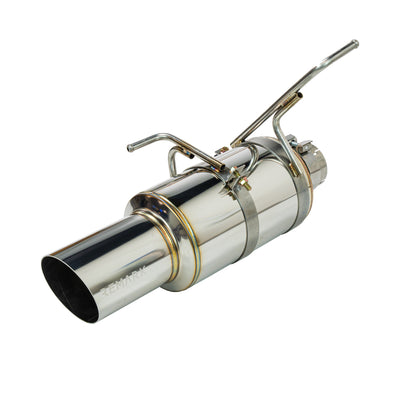 REMARK Catback Exhaust R1 Spec Single-Exit (Titanium / Stainless Steel) - 2022+ Subaru WRX