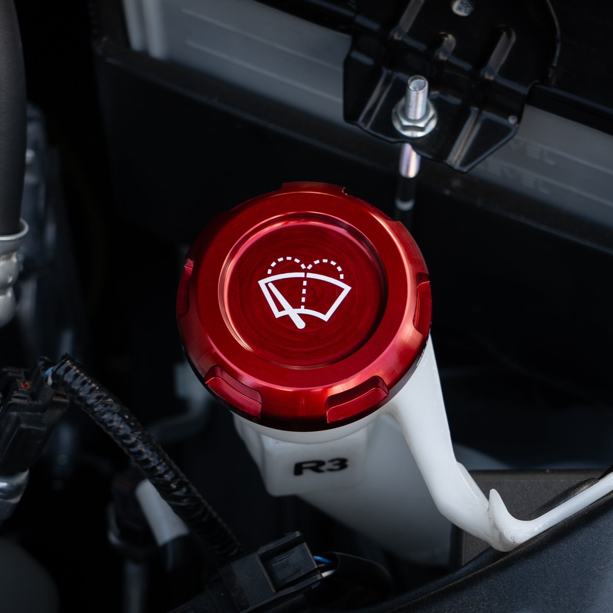 Billetworkz Wiper Fluid Reservoir Cap - 2013-2021 Scion FR-S / Toyota 86 / Subaru BRZ / 15-21 WRX / STI