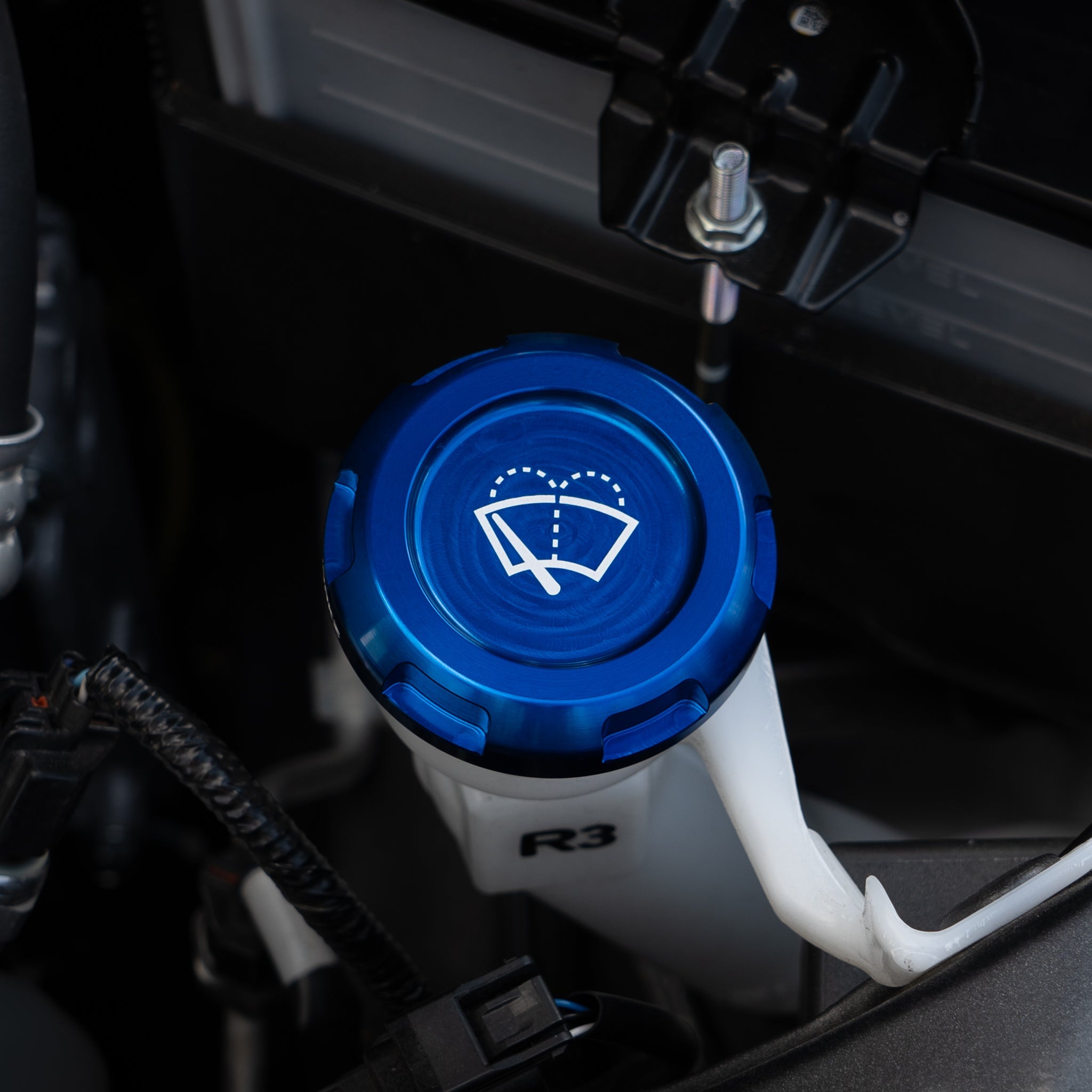 Billetworkz Wiper Fluid Reservoir Cap - 2013-2021 Scion FR-S / Toyota 86 / Subaru BRZ / 15-21 WRX / STI