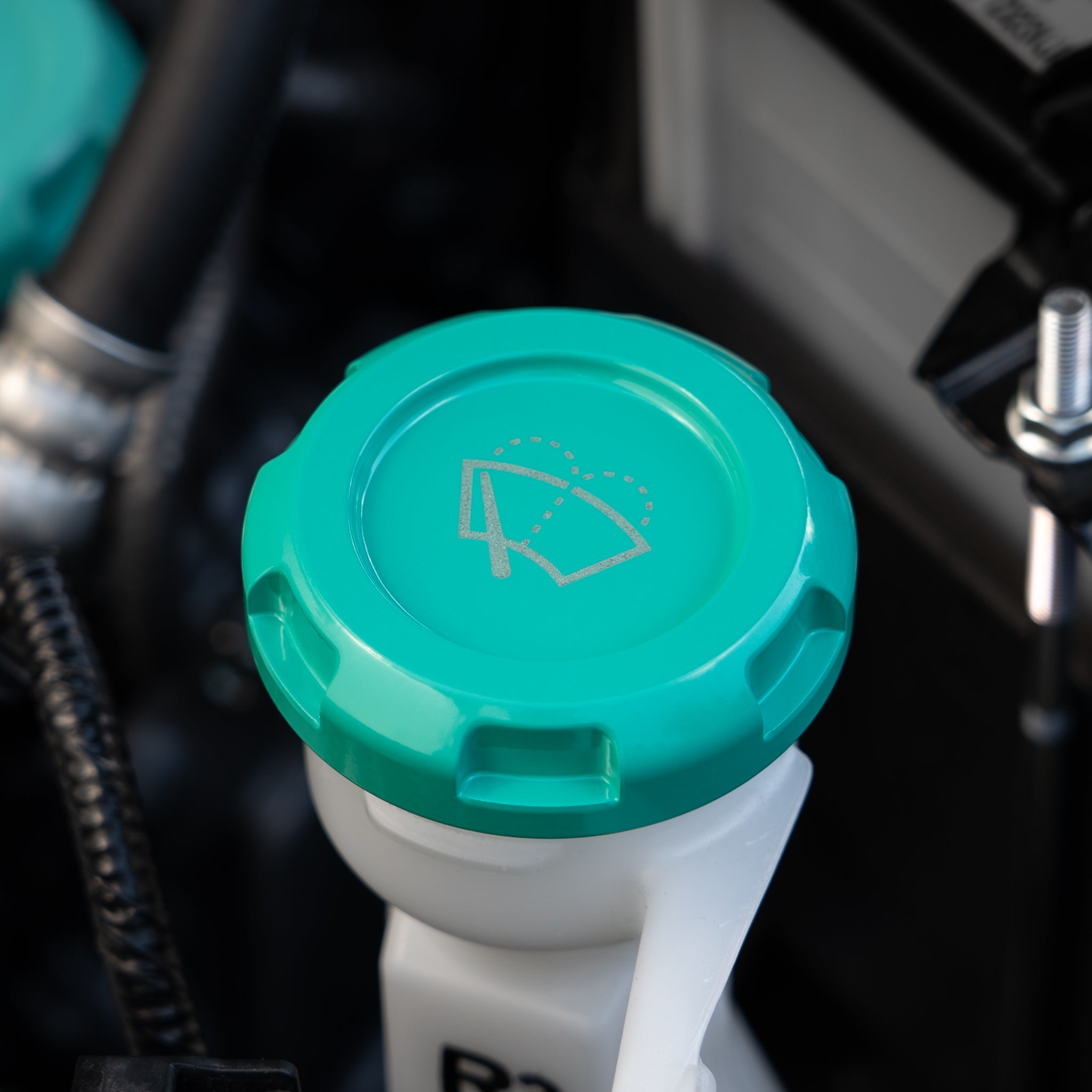 Billetworkz Wiper Fluid Reservoir Cap - 2013-2021 Scion FR-S / Toyota 86 / Subaru BRZ / 15-21 WRX / STI
