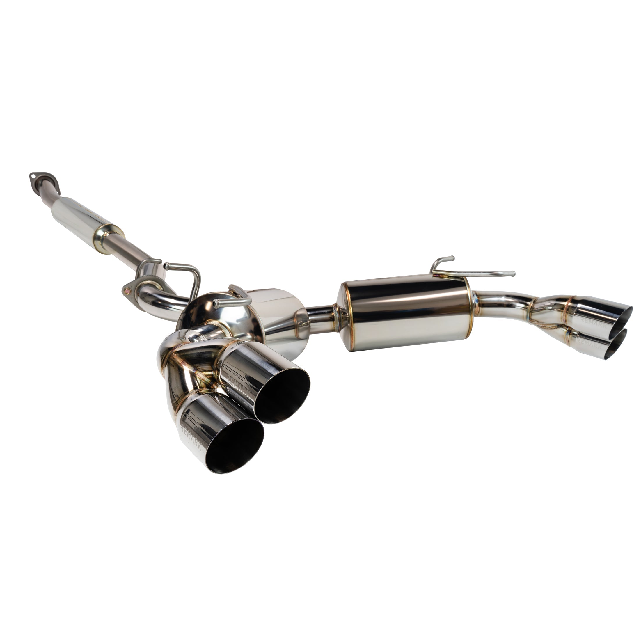 REMARK Catback Exhaust Sports Touring Quad Tip - 2022+ Toyota GR86 / Subaru BRZ