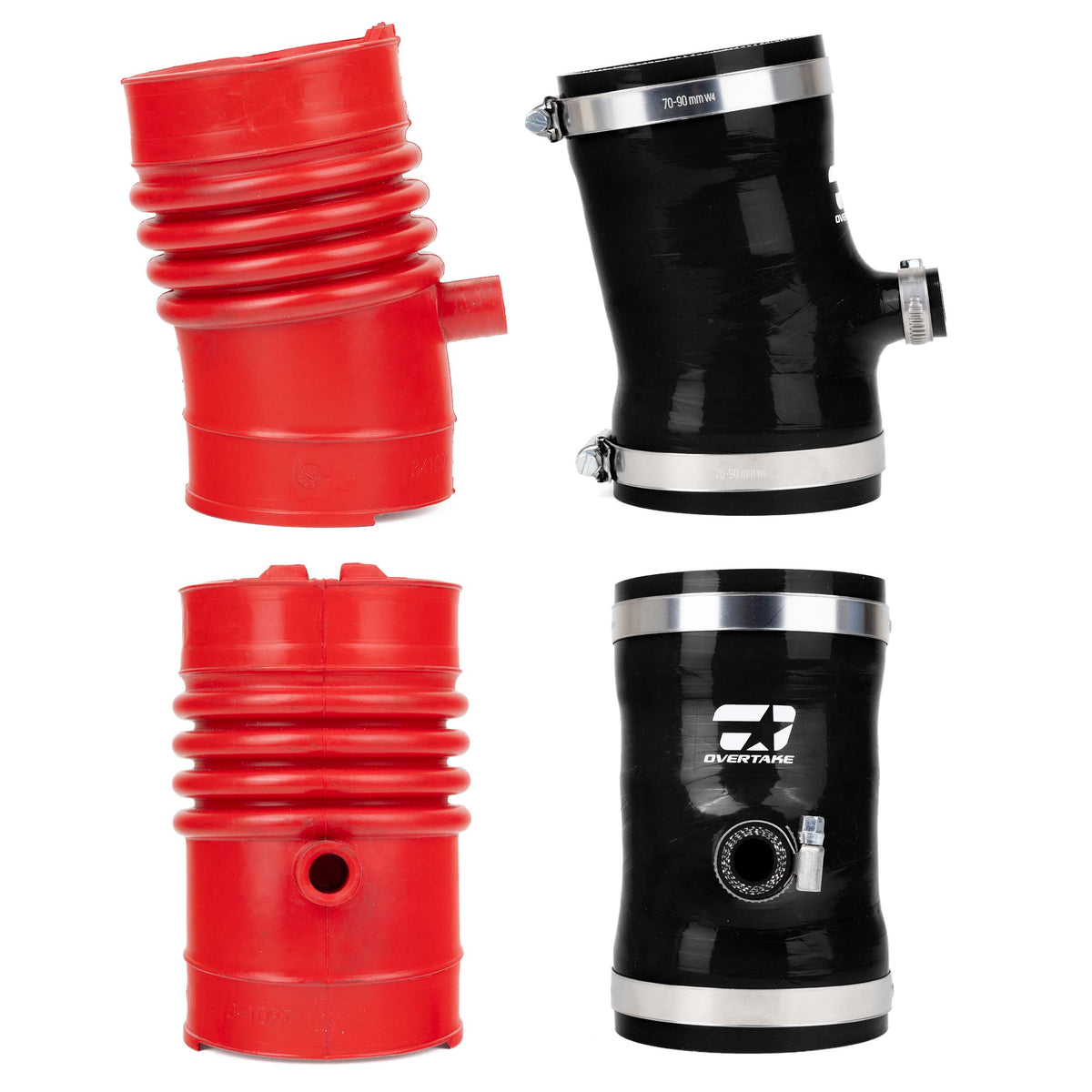 OVERTAKE GR Performance Intake Post MAF Hose Kit - 2022+ Subaru BRZ / Toyota GR86