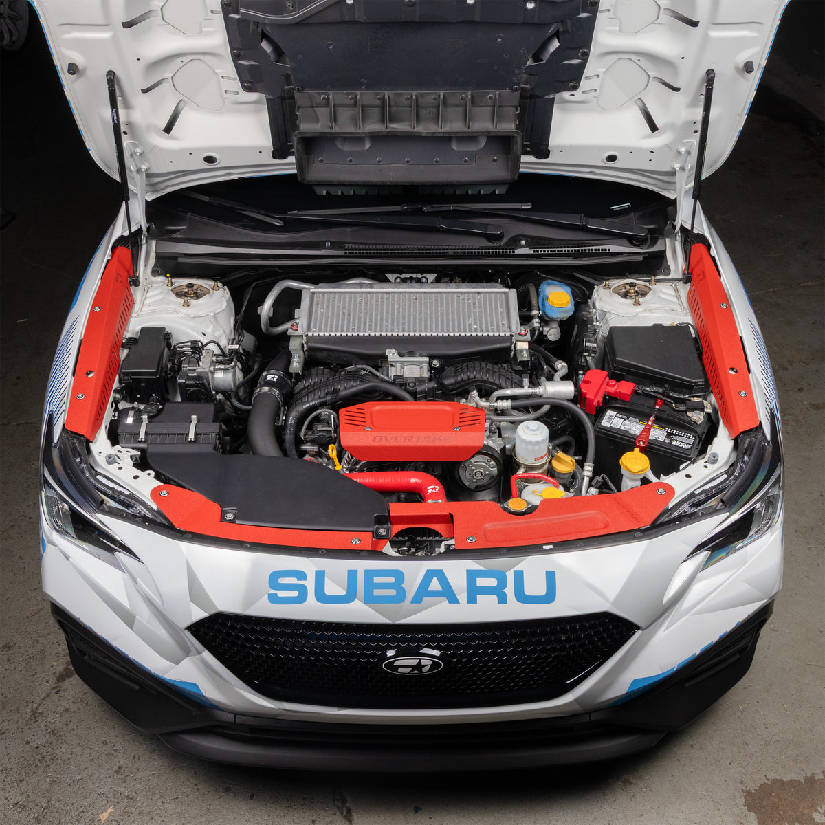 OVERTAKE Engine Bay Dress Up Kit – 2022+ Subaru WRX