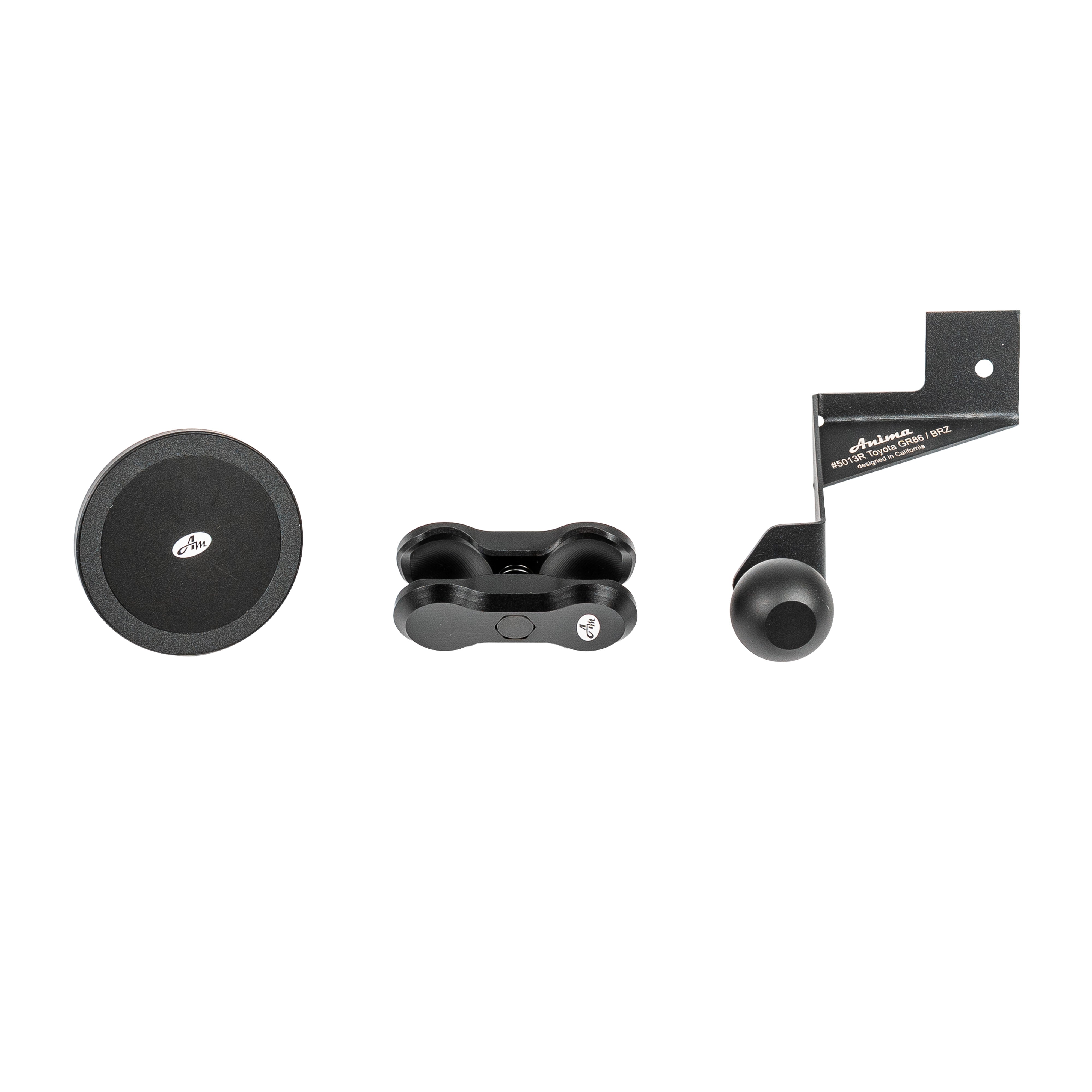 Anima 1" Left Hand Drive Ball Base Phone/Garmin Catalyst Mount - 2022+ Toyota GR86 / Subaru BRZ