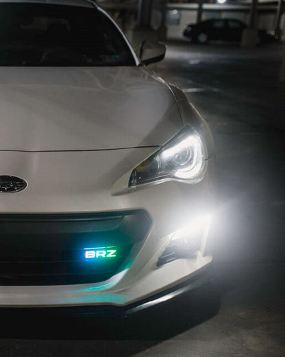 Lit Logos RGB Subaru BRZ Grill Badge - 2013-2022+ Subaru BRZ