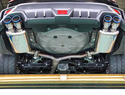 HKS LEGAMAX Premium VBH S4 Single Exit Axleback Exhaust System - 2022+ Subaru WRX