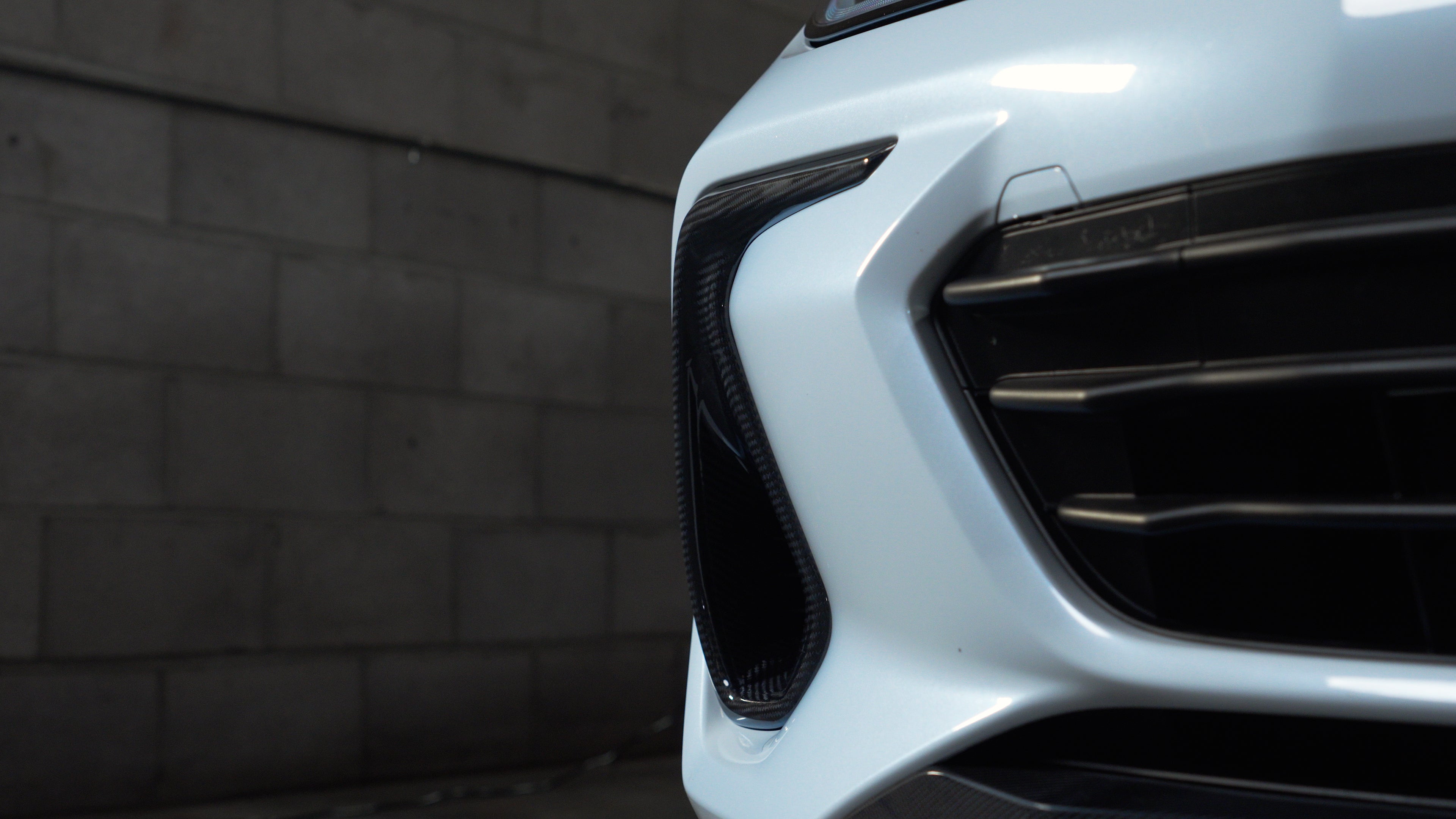 Driven Media Carbon Fiber Front Bumper Bezel Covers - 2022+ Subaru BRZ
