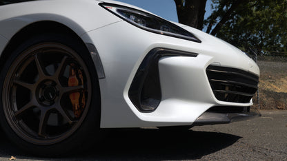 Driven Media Carbon Fiber Front Bumper Bezel Covers - 2022+ Subaru BRZ