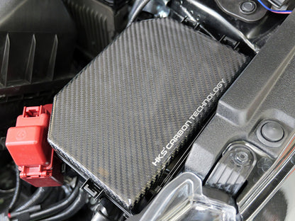 HKS Dry Carbon Fuse Box Cover - 2023+ Toyota GR Corolla