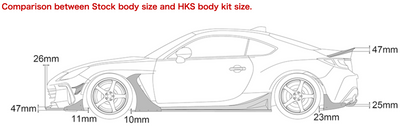 HKS Body Kit TYPE-S Front Spoiler - 2022+ Toyota GR86 / Subaru BRZ