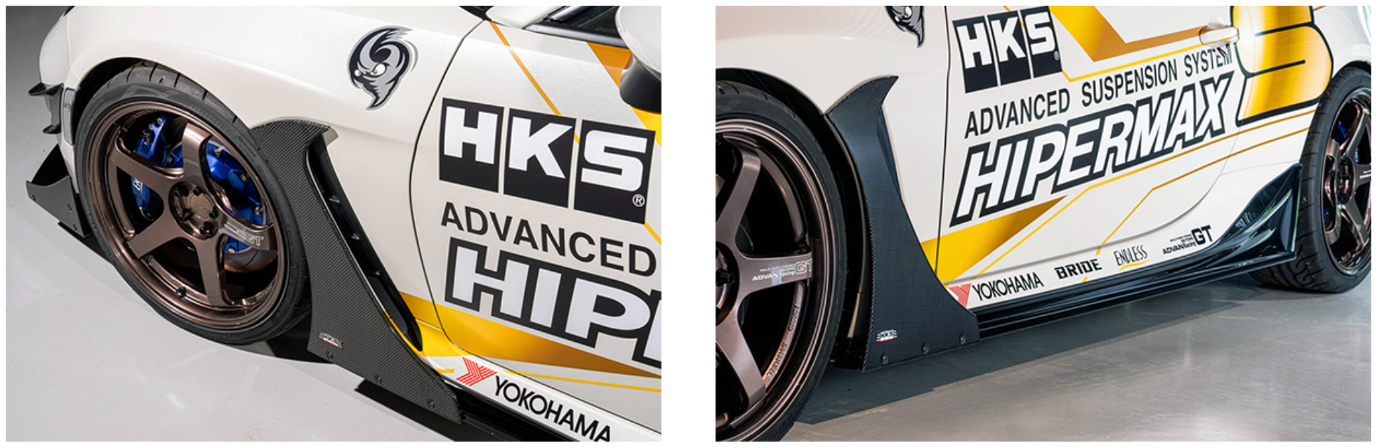 HKS Body Kit TYPE-S Side Skirts - 2022+ Toyota GR86 / Subaru BRZ