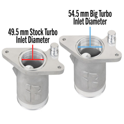 OVERTAKE Aluminum Turbo Inlet - Big Turbo - Subaru 2022+ WRX