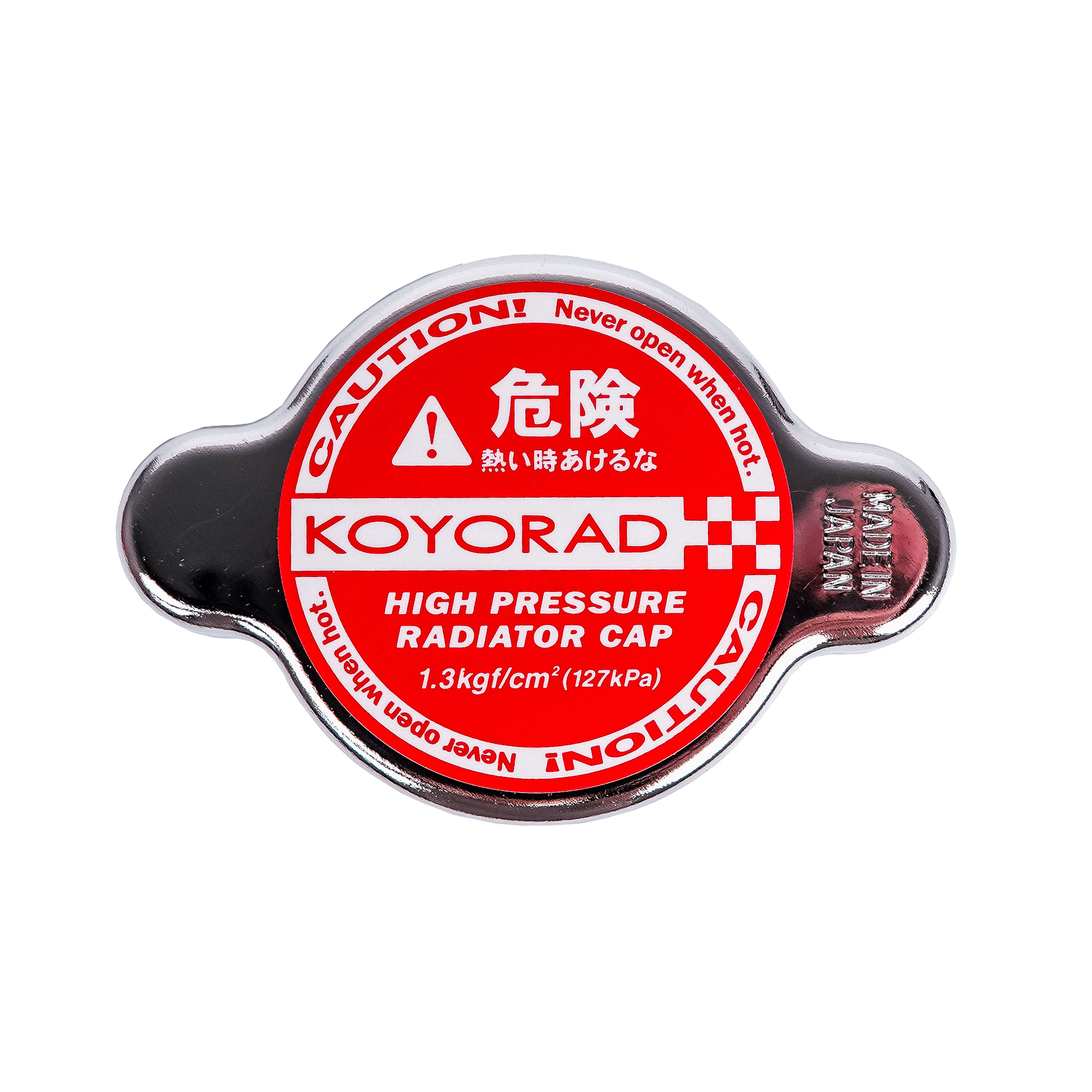 Koyo Type A Radiator Cap (Red / 1.3 Bar) - Fits All Koyorad Race Radiators w/ Filler Neck