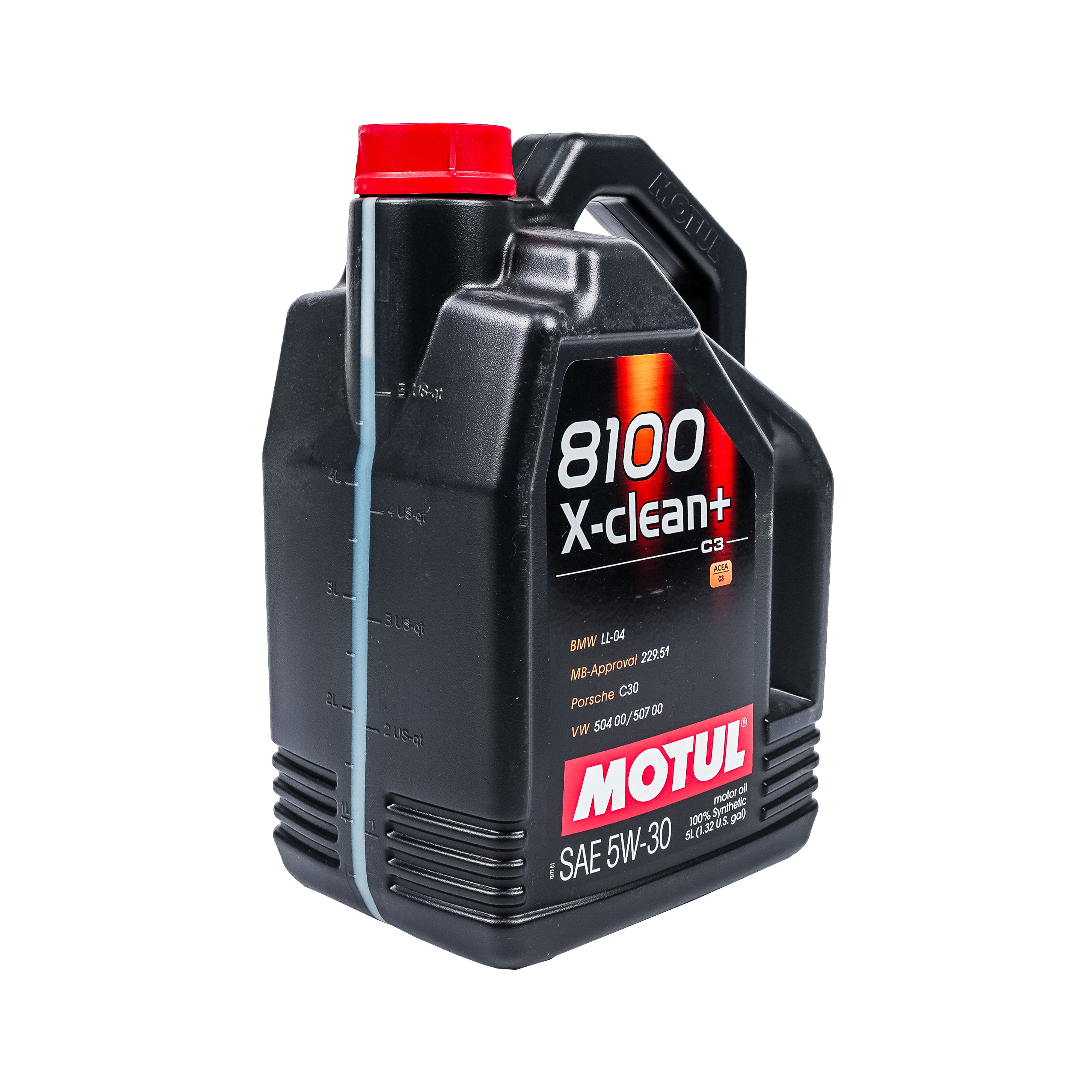Motul 5L Synthetic Engine Oil 8100 5W30 X-CLEAN Plus