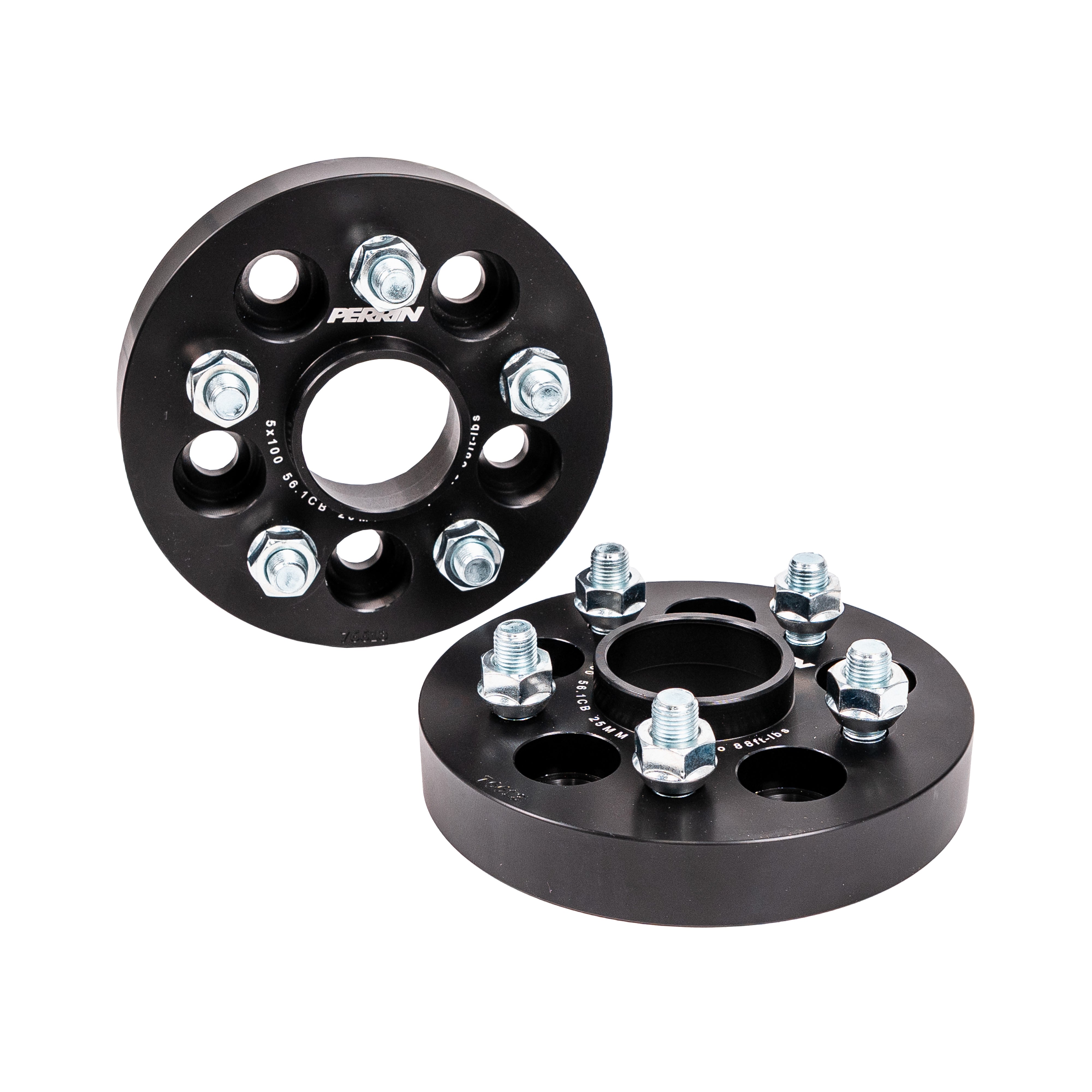 PERRIN 25mm Wheel Spacers 5x100 (56mm Center Bore) Pair – 2017-2022+ Subaru BRZ / Toyota 86 & GR86