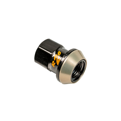 Project Kics R26 Premium 12x1.25 Black Lug Nuts (16+4 Locks) - Scion FR-S / Toyota 86 / GR86 / Subaru BRZ / WRX / STI