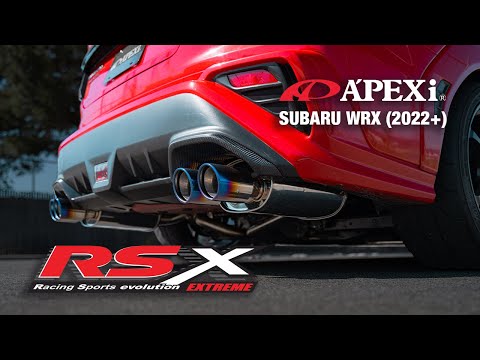 APEXi RS EVO Quad Tip Axleback Exhaust - 2022+ Subaru WRX
