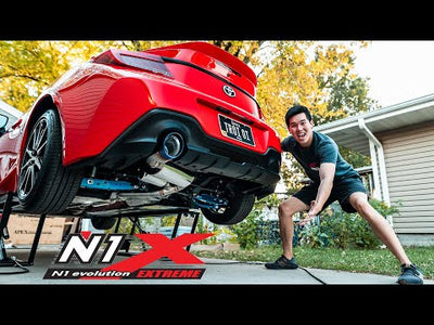 APEXi N1 Evolution-X Dual Exit Catback Exhaust System - 2013-2022+ Subaru BRZ / Toyota 86 & GR86 / Scion FR-S