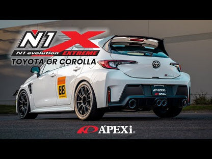 APEXI N1 Evo Extreme Valved Quad Exit Catback Exhaust System (Resonated & Nonresonated) - 2023+ Toyota GR Corolla