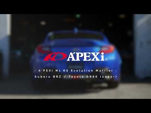 APEXi RS EVO Extreme Performance Catback Exhaust - 2022+ Subaru BRZ / Toyota GR86