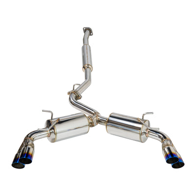 REMARK Catback Exhaust Sports Touring Quad Tip - 2022+ Toyota GR86 / Subaru BRZ