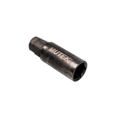 Wheel Mate Muteki Titanium Chrome HR38 Open End Lug Nuts 12x1.25 - Scion FR-S / Toyota 86 / GR86 / Subaru BRZ / WRX / STI