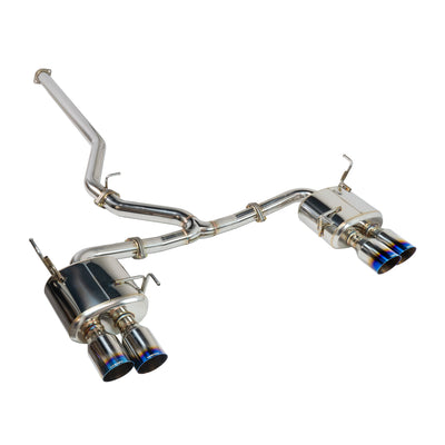 REMARK Sports Touring Catback Exhaust - 4" Quad Tips - 2022+ Subaru WRX